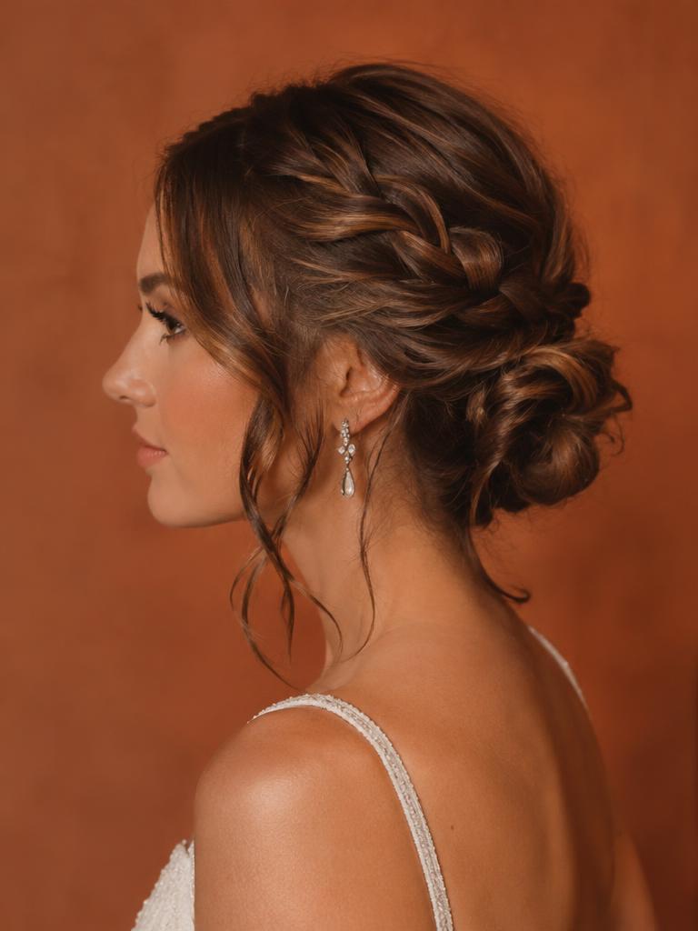 Bridal updo